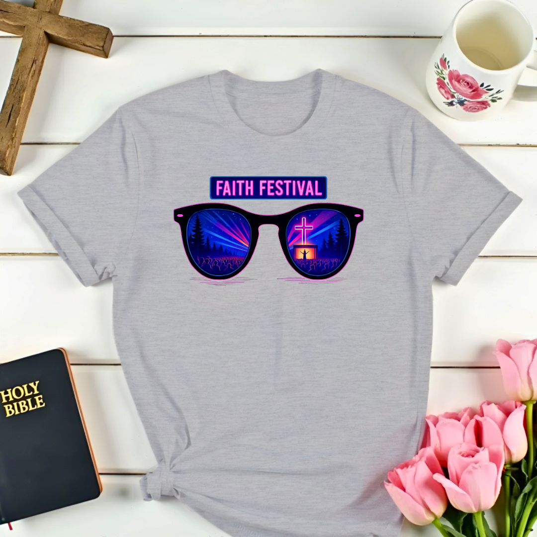 Faith Festival Glasses T-Shirt