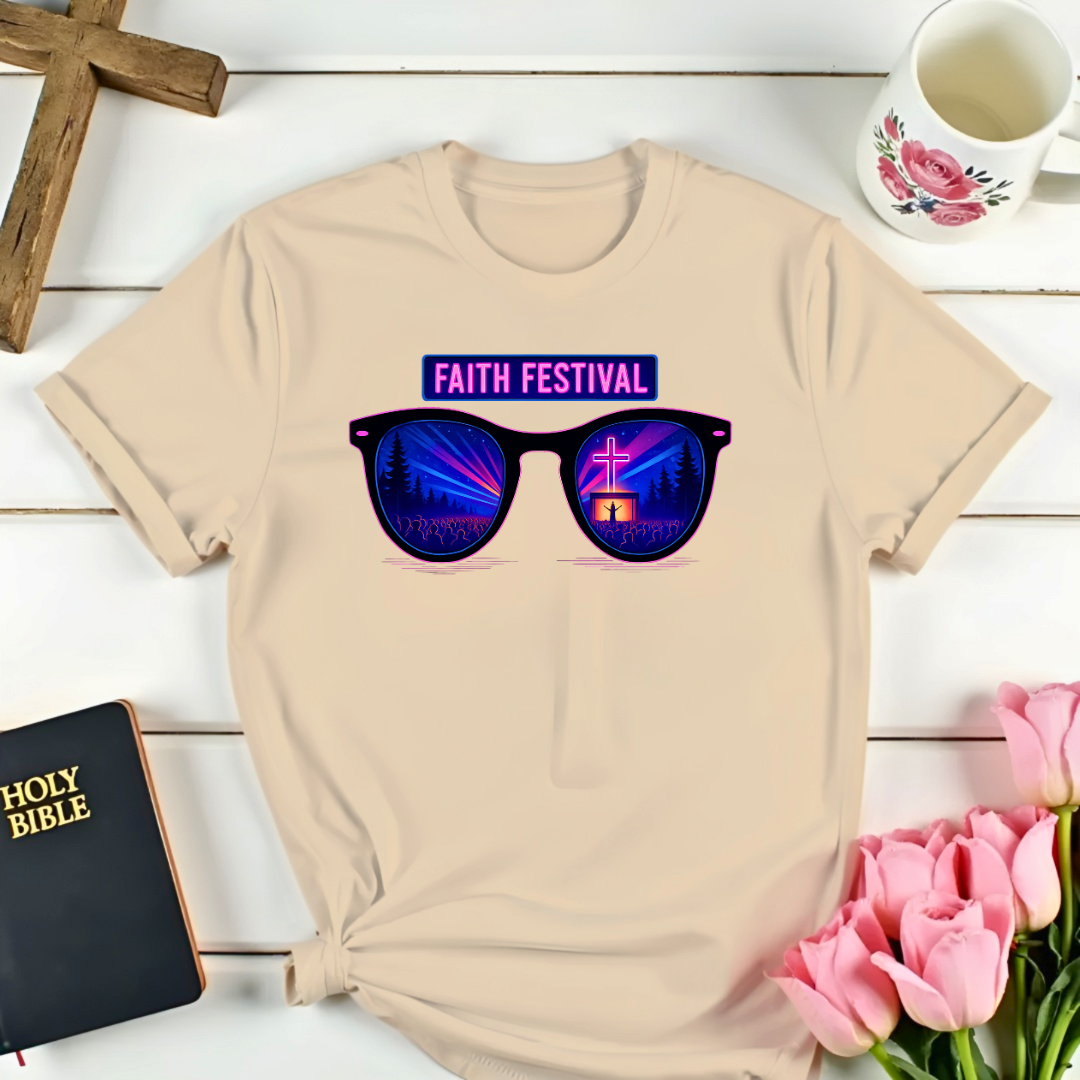 Faith Festival Glasses T-Shirt