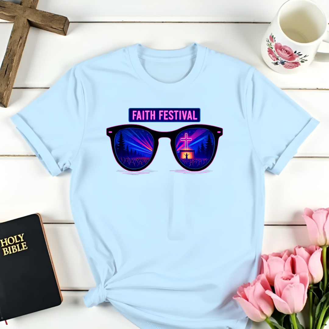 Faith Festival Glasses T-Shirt