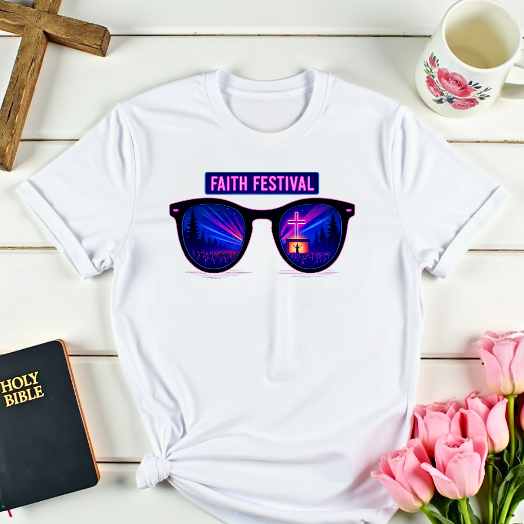 Faith Festival Glasses T-Shirt