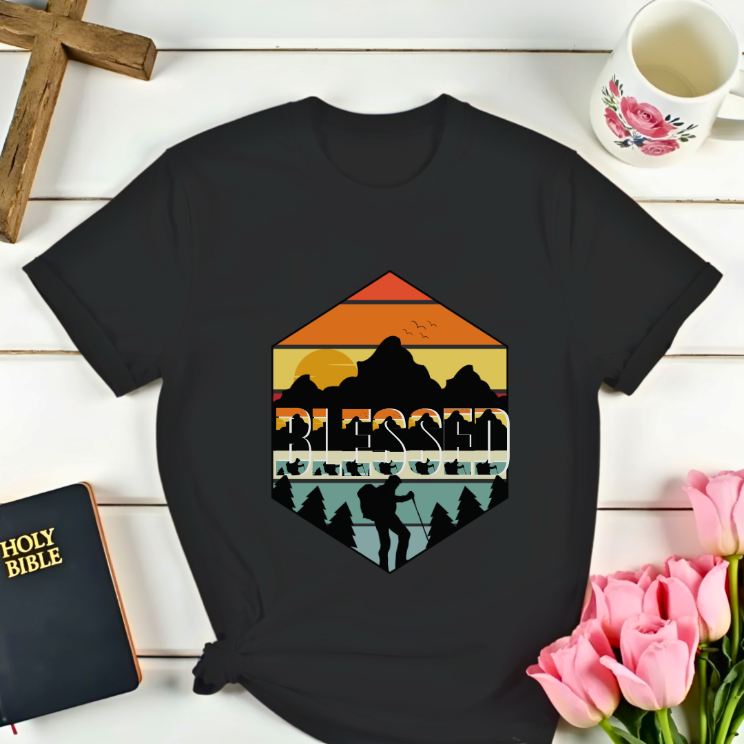 Retro Hiker Christian T-shirt