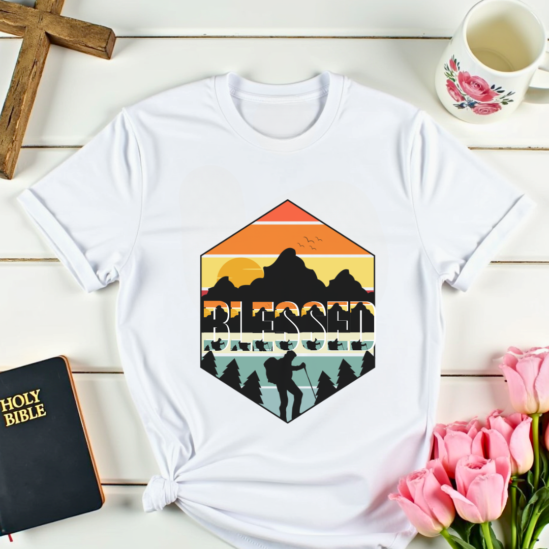 Retro Hiker Christian T-shirt