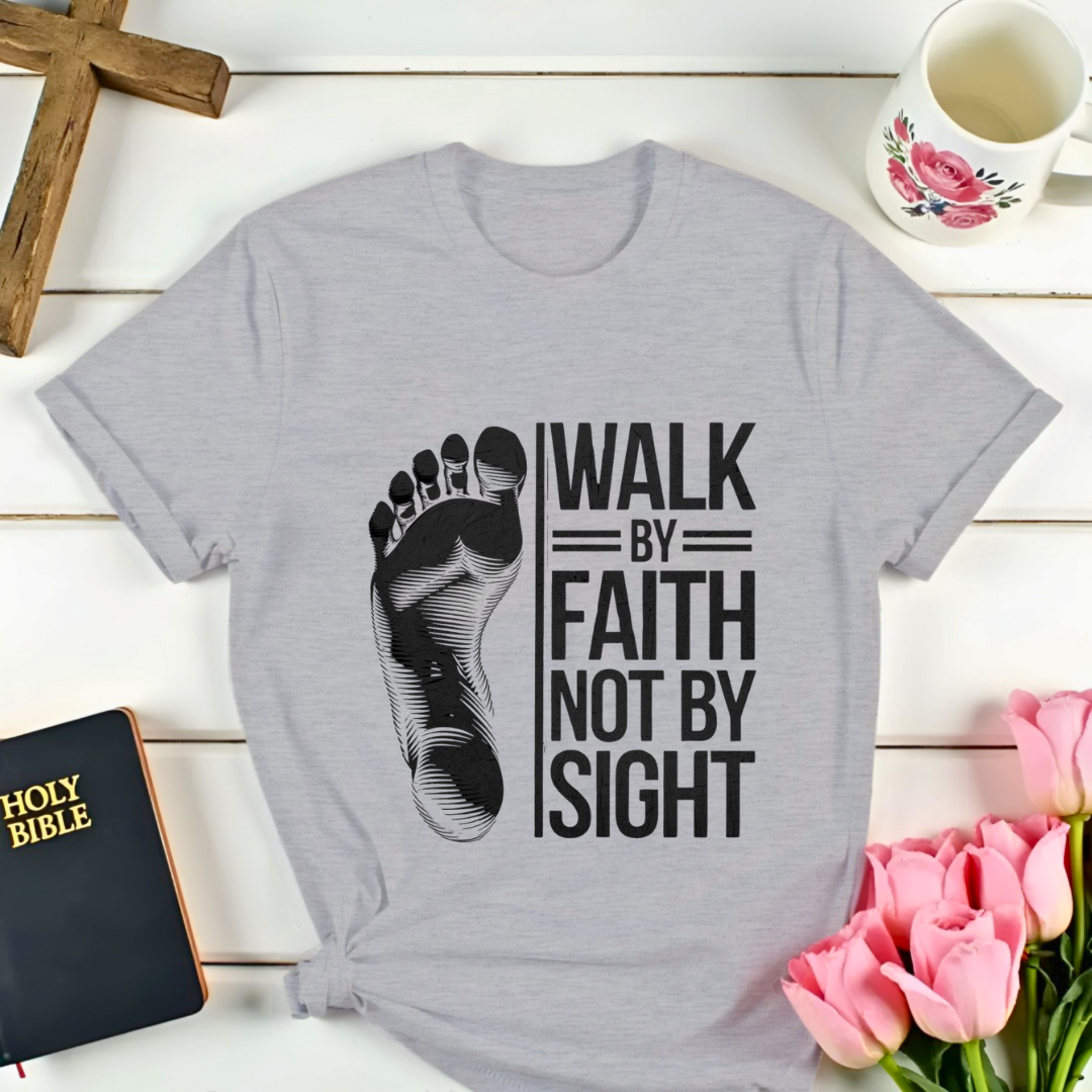 Walk By Faith Not By Sight - Foot II T-Shirt