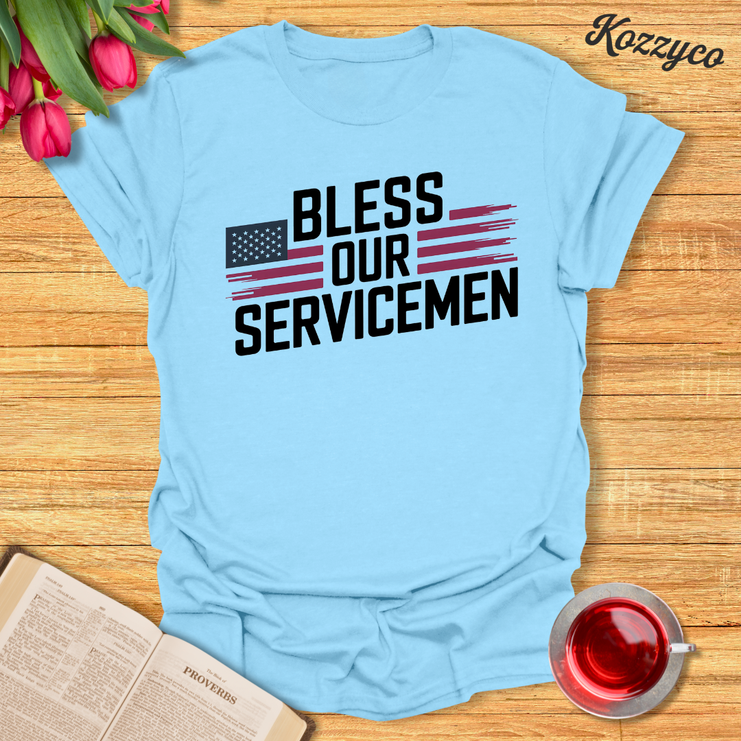 Bless Our Servicemen T-Shirt