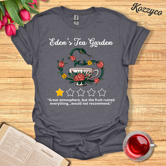 Eden's Tea Garden One Star Review T-Shirt  Kozzyco