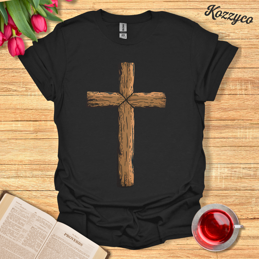 Wood Cross T-Shirt  Kozzyco