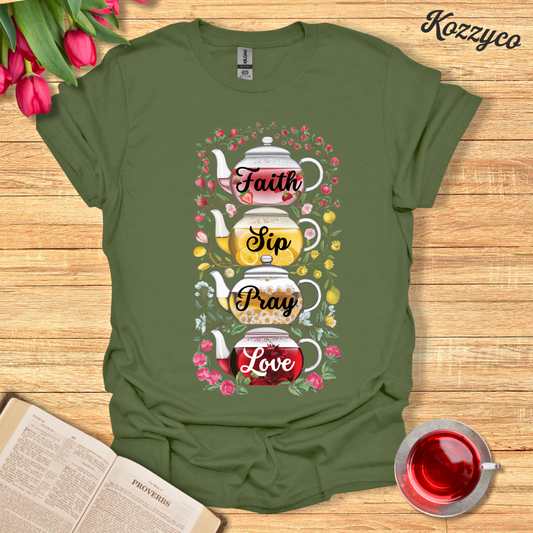 Sip In Love T-Shirt  Kozzyco