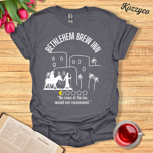 Bethlehem Brew House One Star Review T-Shirt  Kozzyco