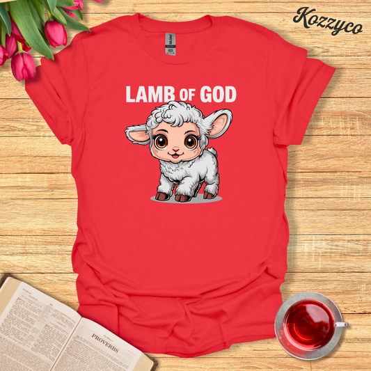 White Lamb Of God T-Shirt  Kozzyco