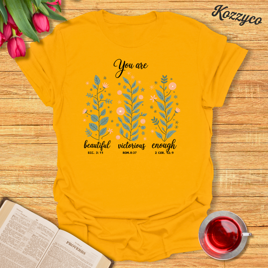 You Are Beautiful T-Shirt  Kozzyco