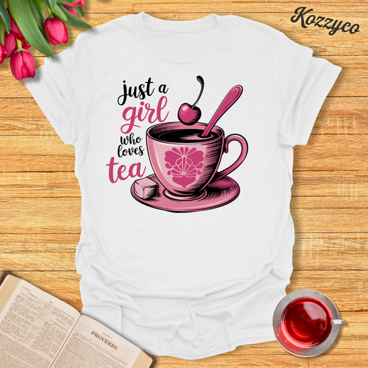 Girl Love Tea T-Shirt  Kozzyco