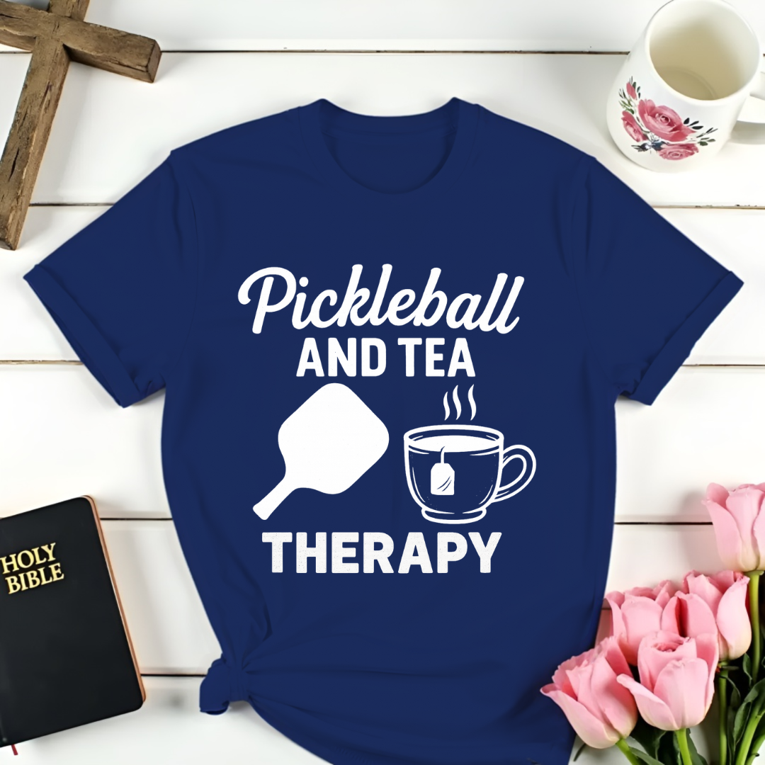 Pickleball  and Tea Therapy T-Shirt