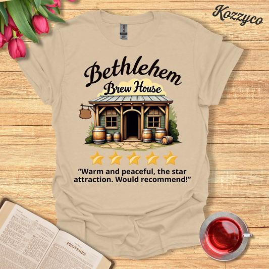 Bethlehem Brew House Review T-Shirt  Kozzyco