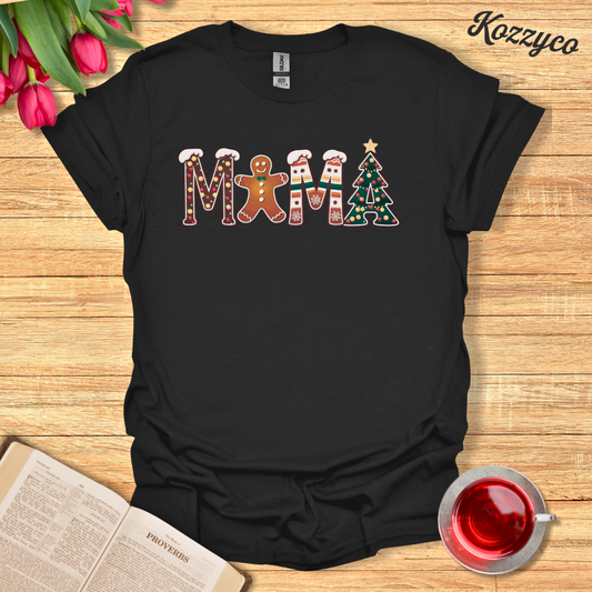 Gingerbread Mama Christmas T-Shirt  Kozzyco