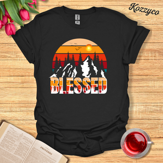 Rocky Mountains Blessed T-shirt  Kozzyco