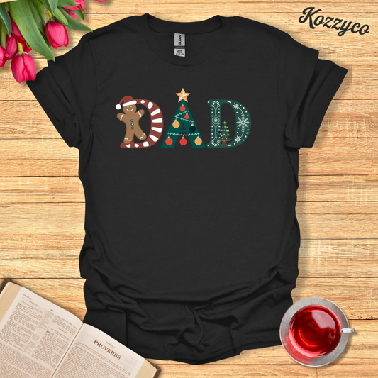 Gingerbread Dad Christmas T-Shirt  Kozzyco