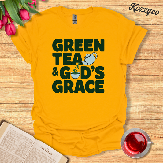 Ephesians 2:8: Green Tea & God's Grace T-Shirt  Kozzyco