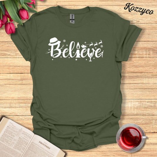 Christmas Believer T-Shirt  Kozzyco