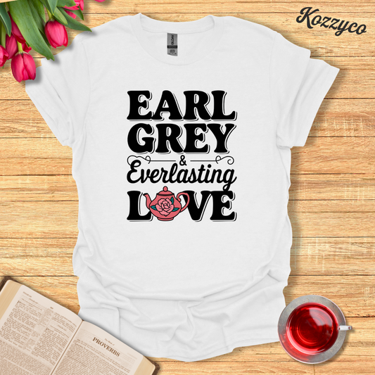 Jeremiah 31:3: Earl Grey Everlasting Love T-Shirt  Kozzyco