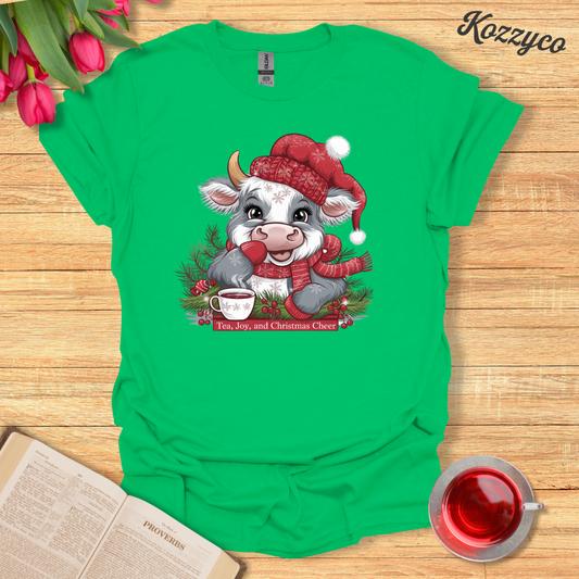 Tea, Joy and Christmas Cheer T-Shirt  Kozzyco