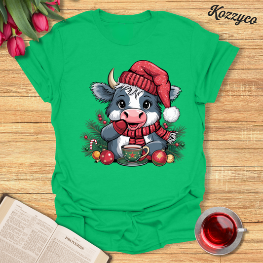 Christmas Cow T-Shirt  Kozzyco