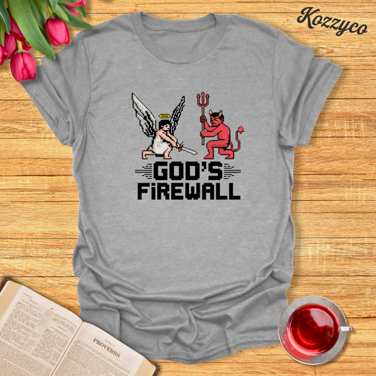 God's Firewall T-Shirt  Kozzyco