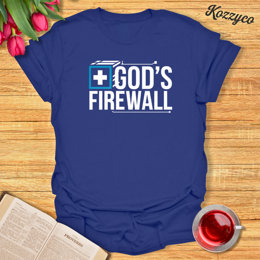 God's Firewall T-Shirt  Kozzyco