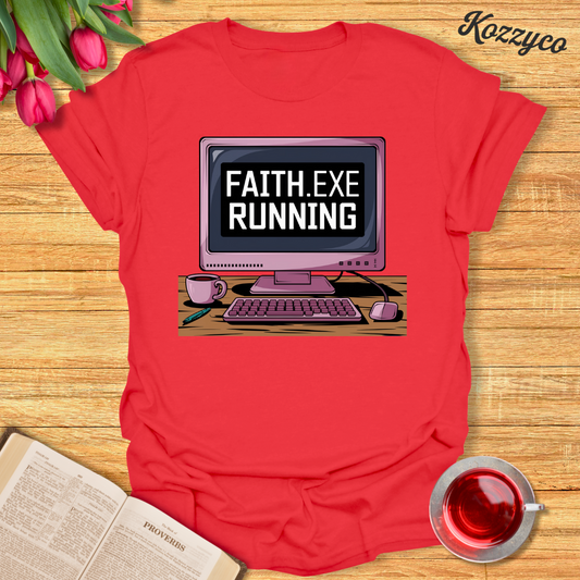 Faith.exe Running T-Shirt  Kozzyco