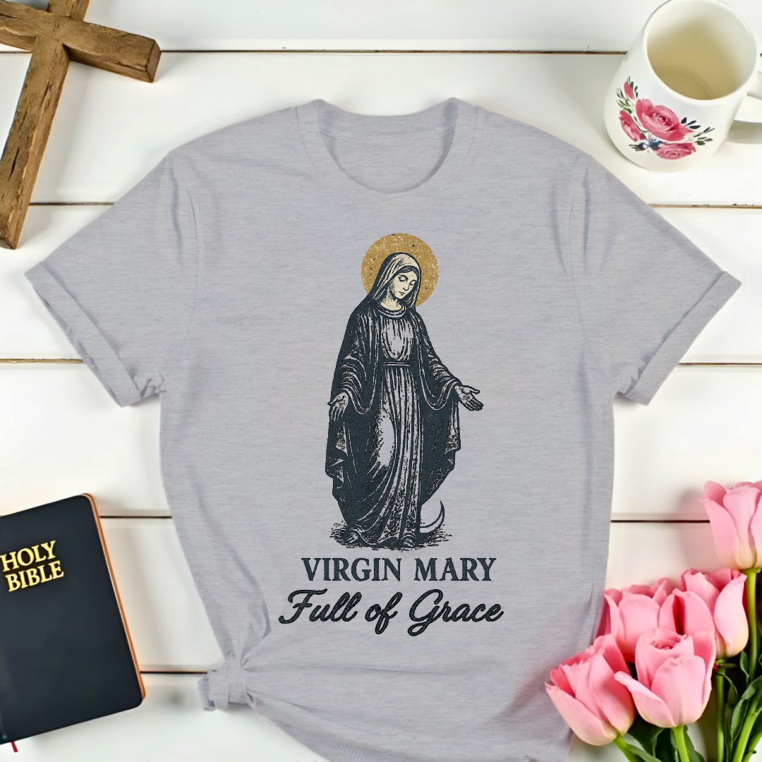 Virgin Mary Full Of Grace T-Shirt
