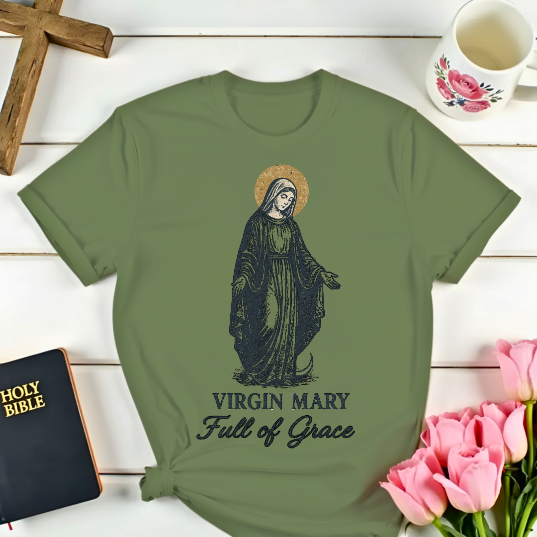 Virgin Mary Full Of Grace T-Shirt