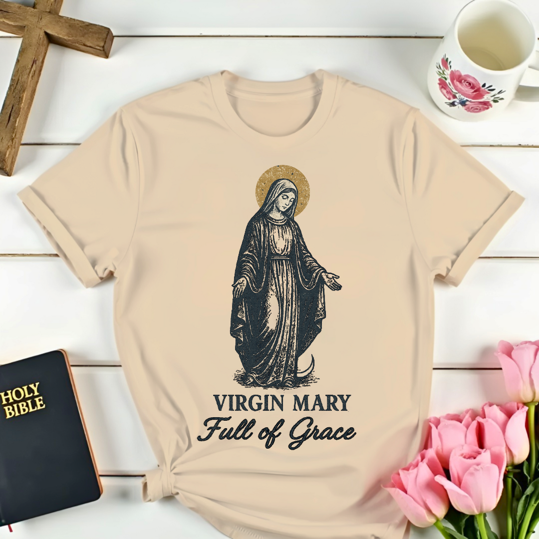 Virgin Mary Full Of Grace T-Shirt