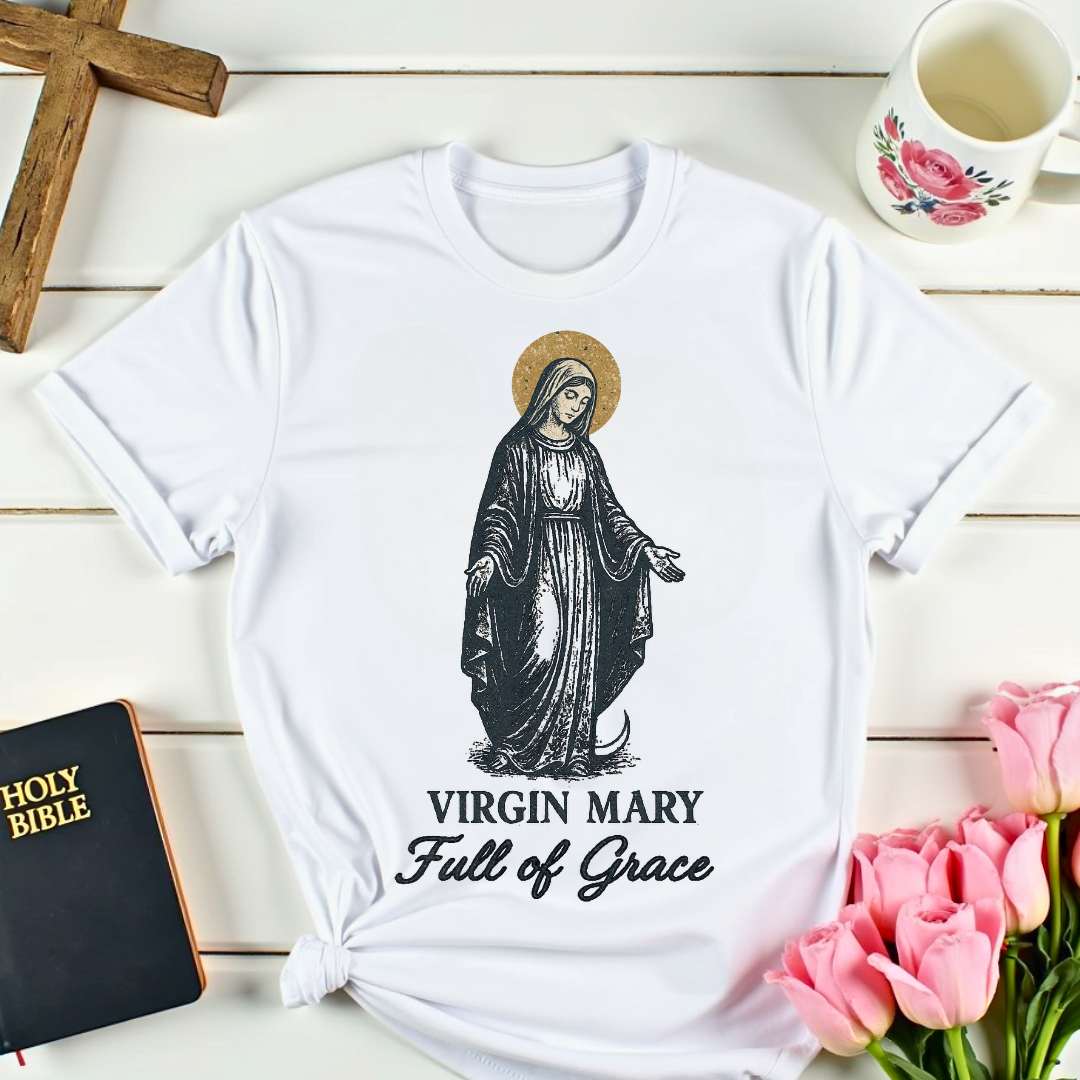 Virgin Mary Full Of Grace T-Shirt