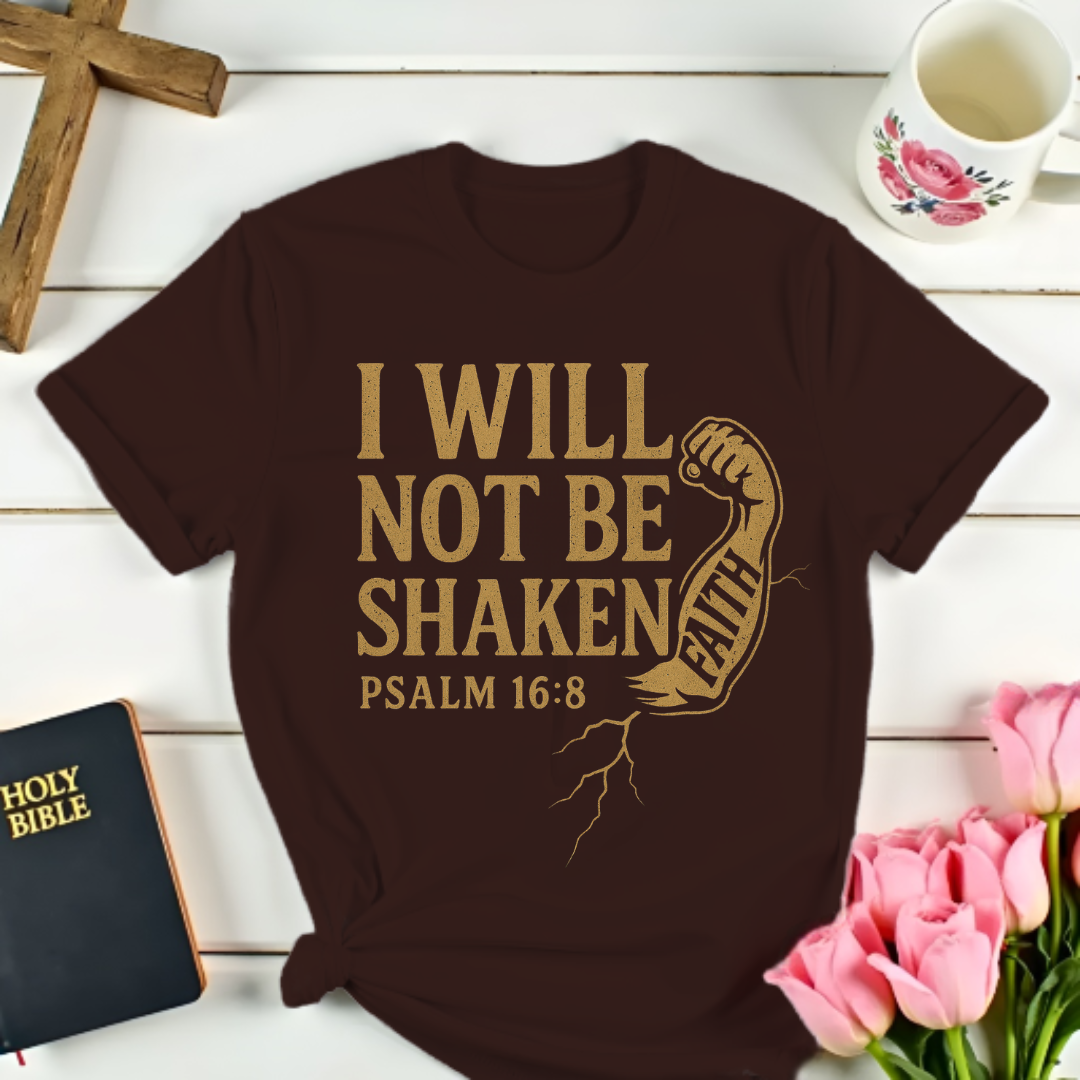 Faith: I Will Not Be Shaken T-Shirt