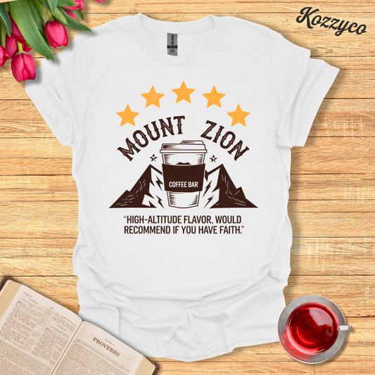 Mount Zion 5 Star Review T-Shirt  Kozzyco