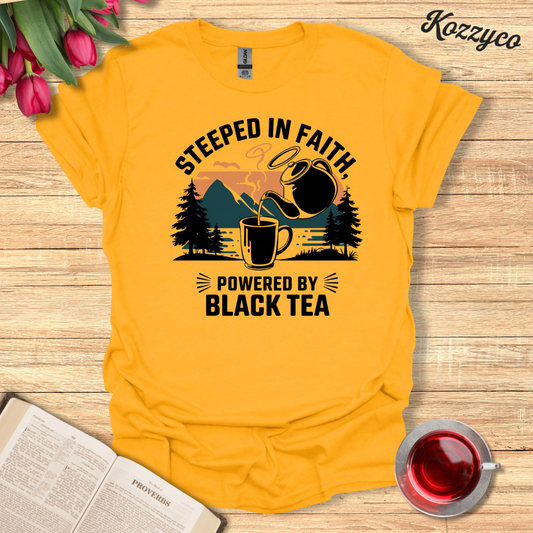 Philippians 4:13: Black Tea T-Shirt  Kozzyco