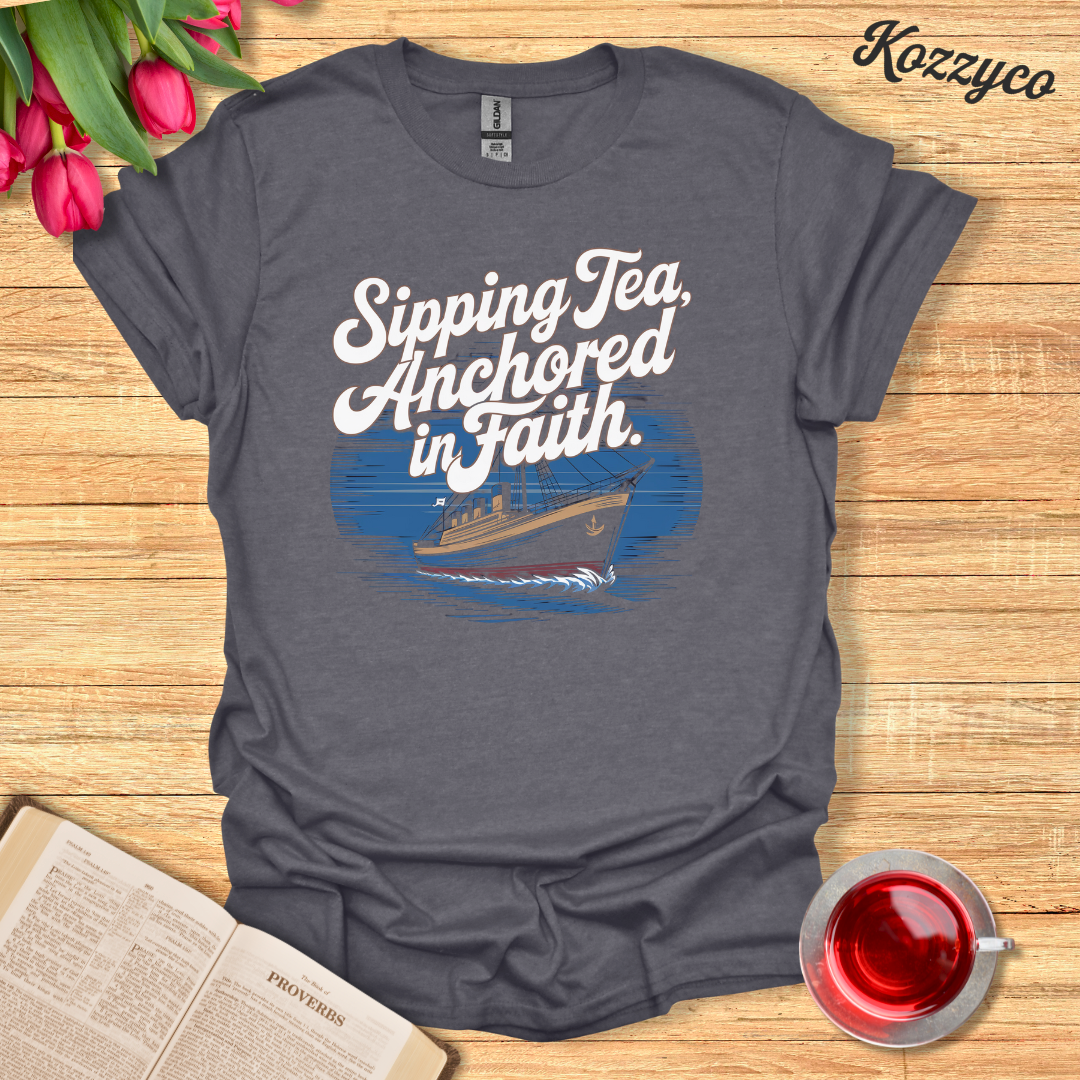 Ship Anchored T-Shirt  Kozzyco