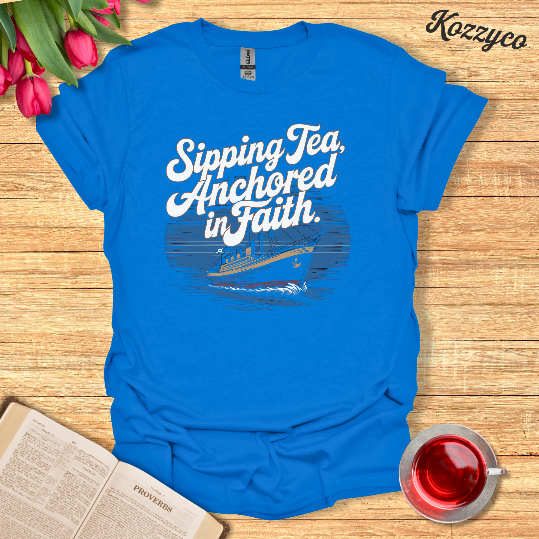 Ship Anchored T-Shirt  Kozzyco