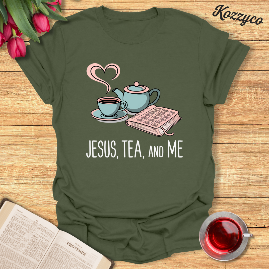 Jesus Me and Tea T-Shirt