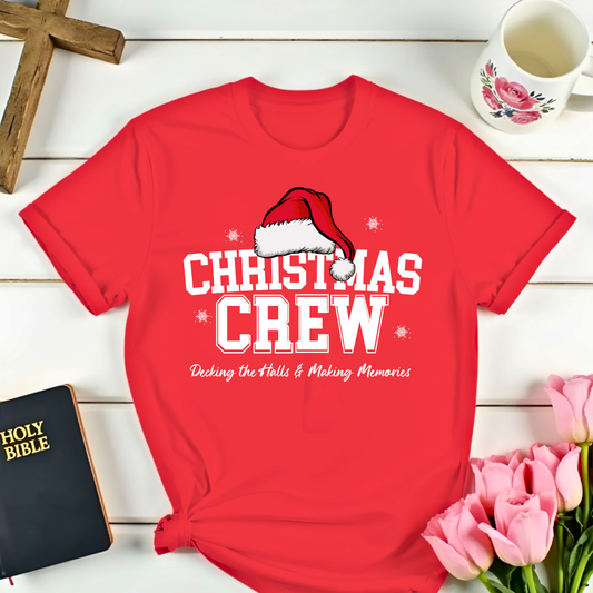 Christmas Crew Deck The Halls T-Shirt