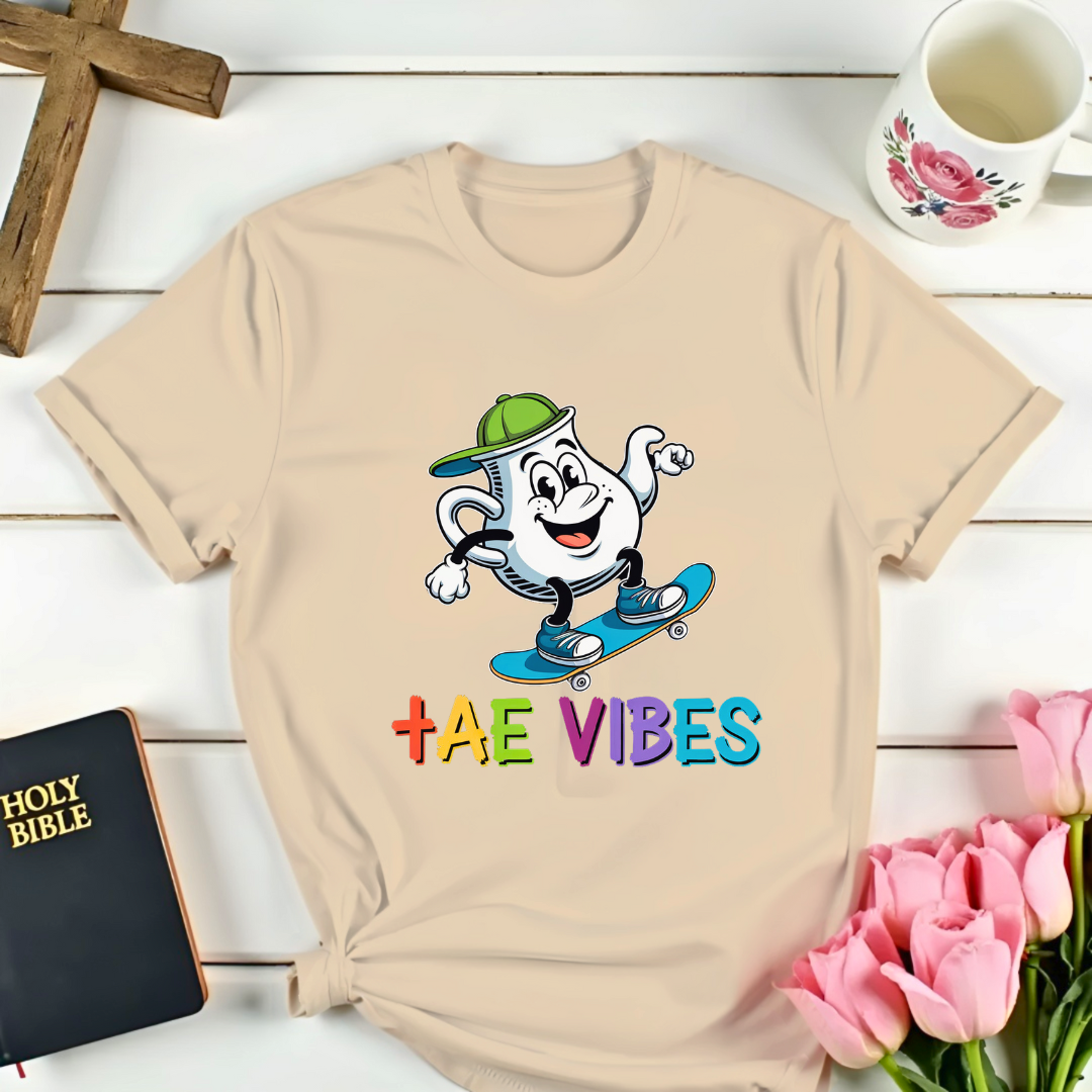 Tea Vibes Skating Teapot T-Shirt