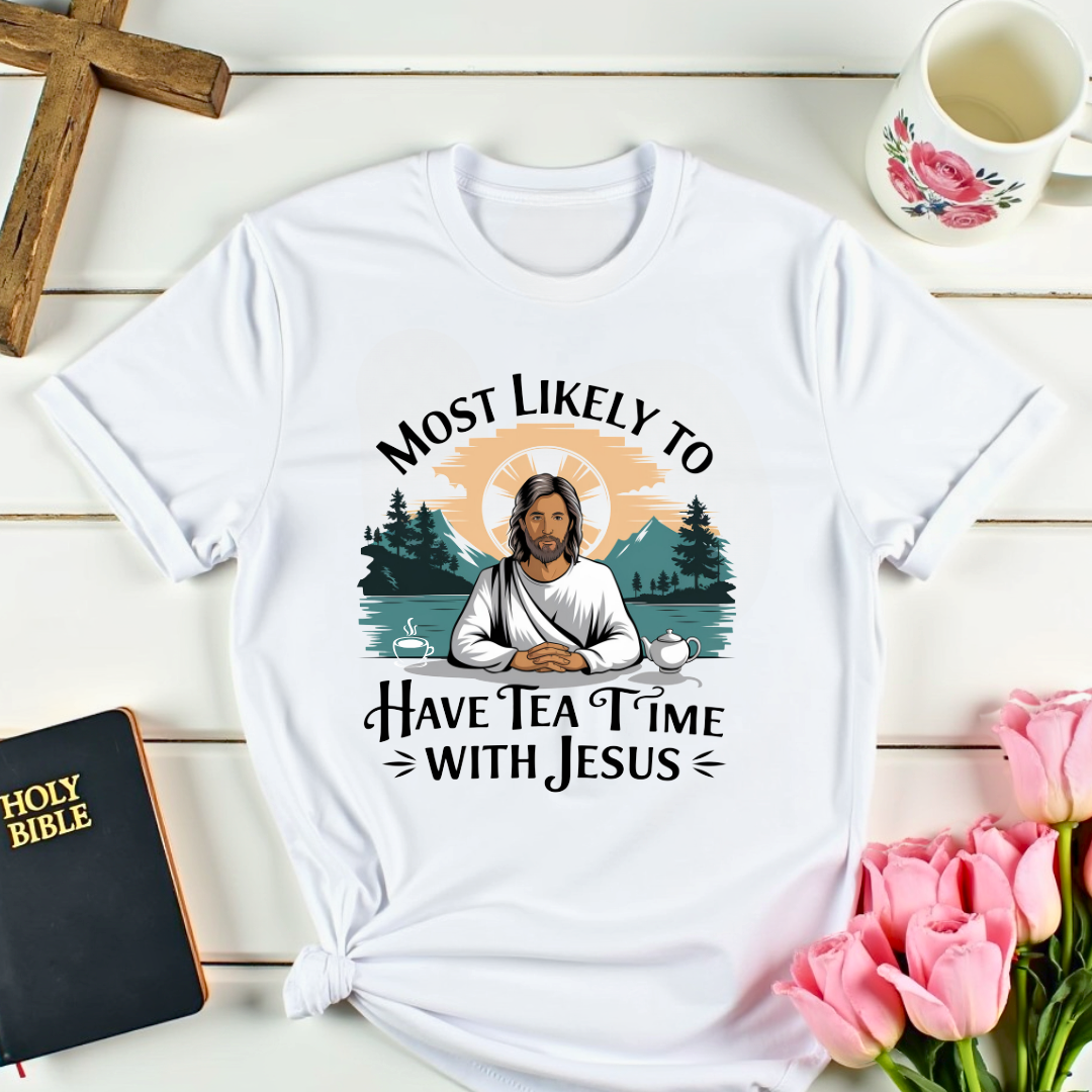 Jesus Tea Time T-Shirt