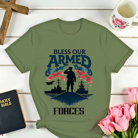 Bless Our Armed Forces T-Shirt