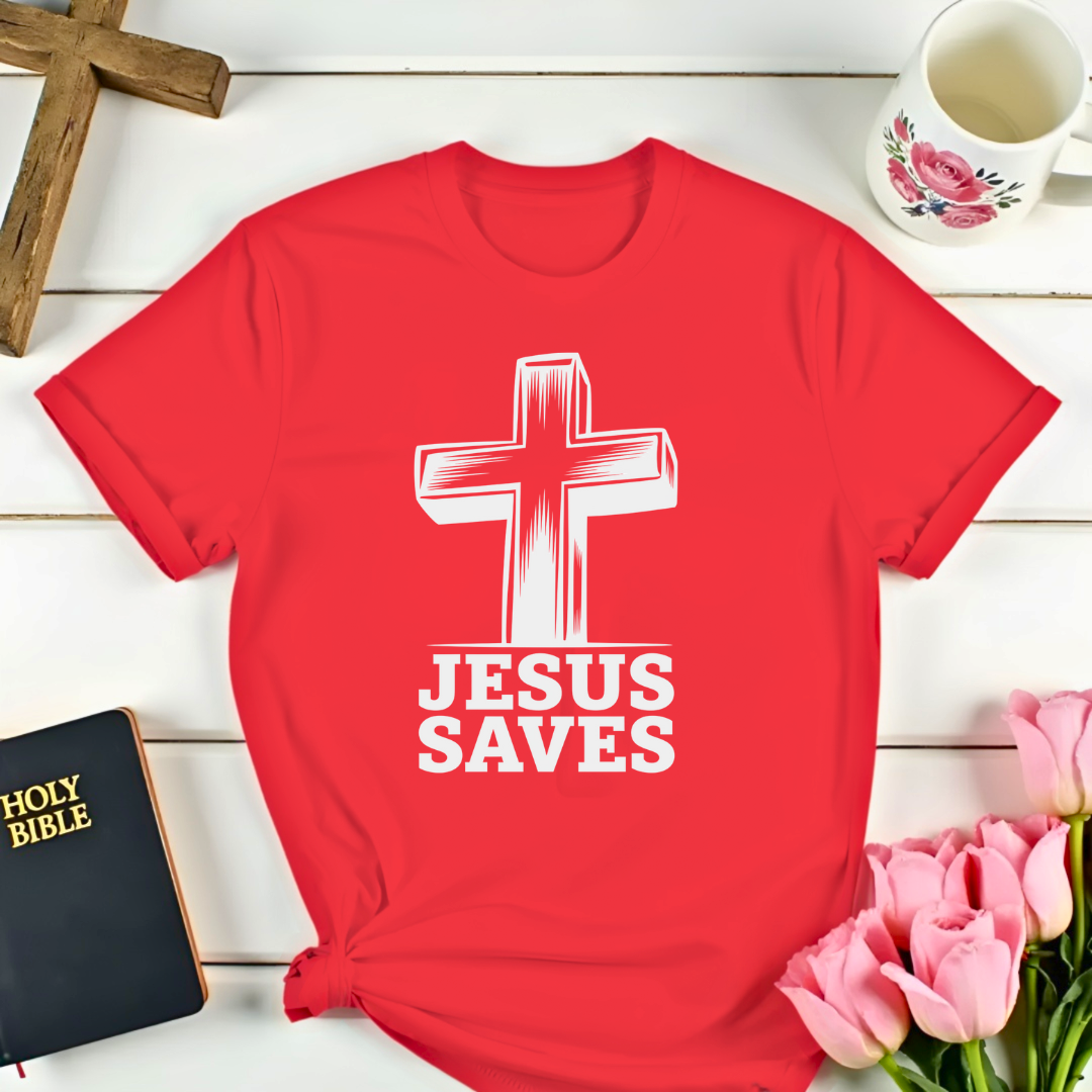 Jesus Saves  Cross T-Shirt