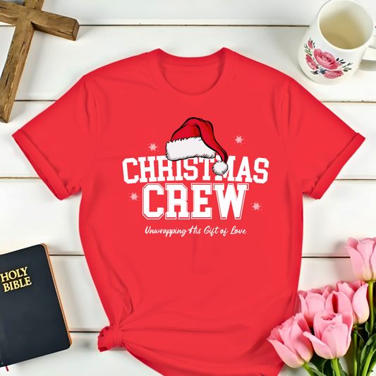 Christmas Crew Unwrap Love T-Shirt