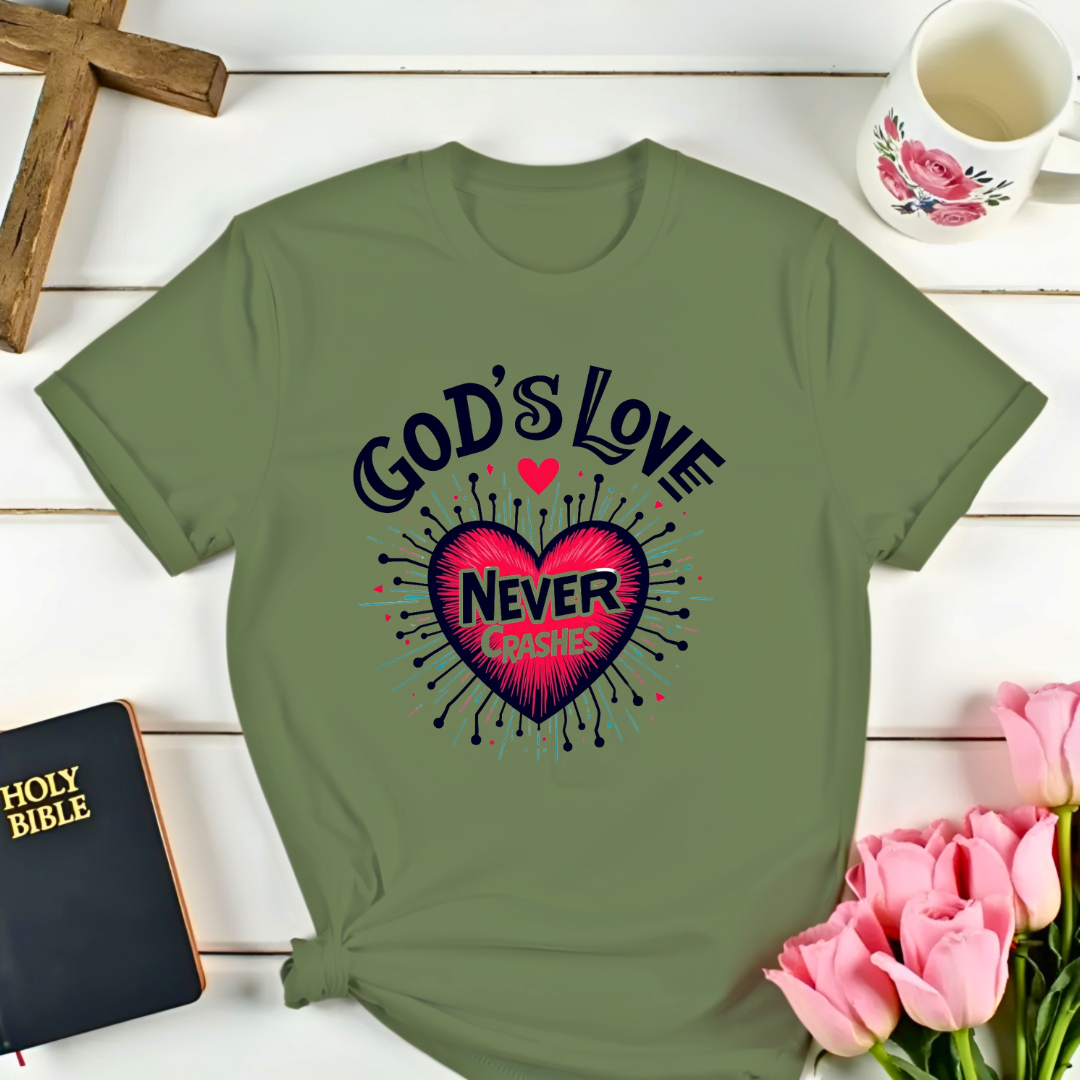 God Never Crashes T-Shirt