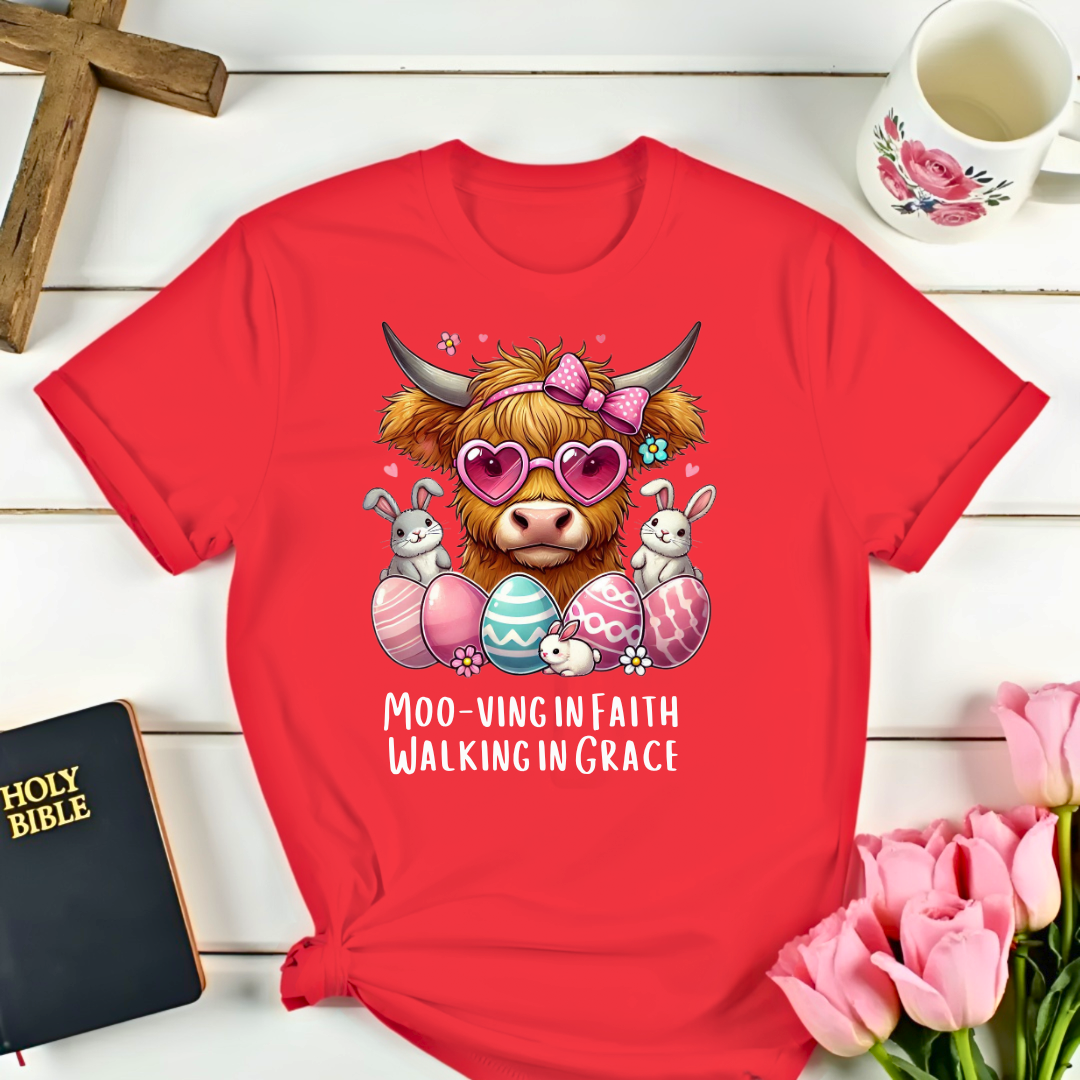 MOO-Ving In Faith  T-Shirt