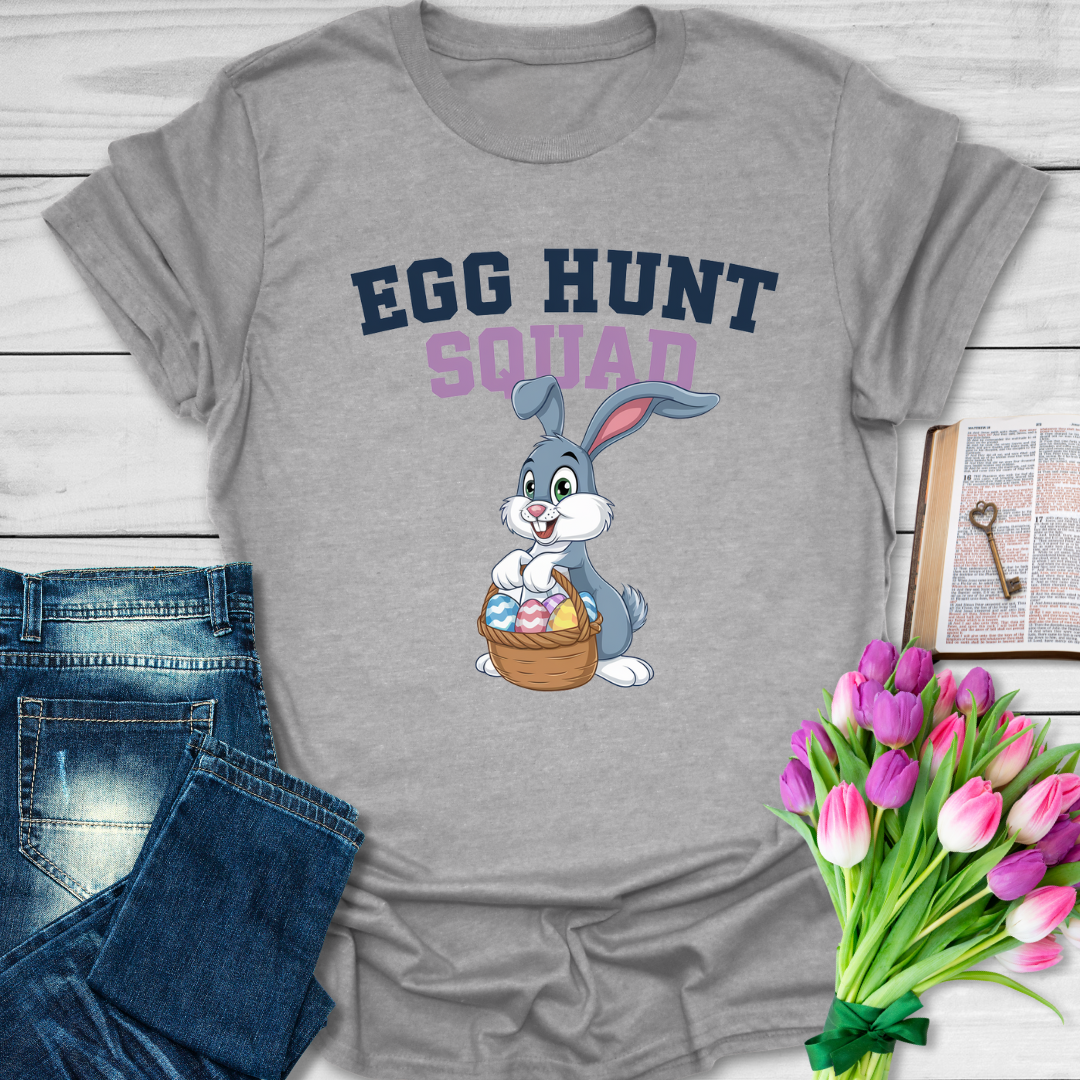 Bunny Egg Hunt Squad  T-Shirt