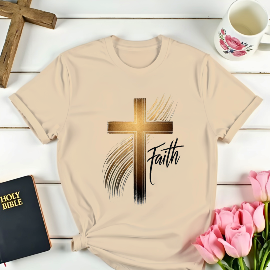 Gold Cross T-Shirt