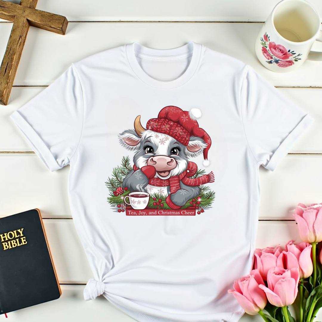 Tea, Joy and Christmas Cheer T-Shirt