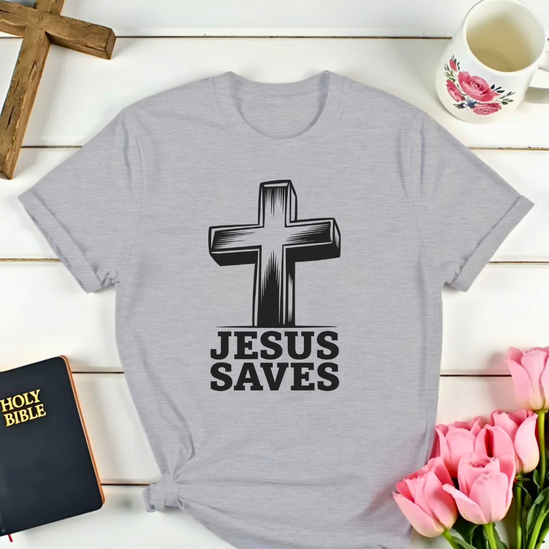 Jesus Saves  Cross T-Shirt